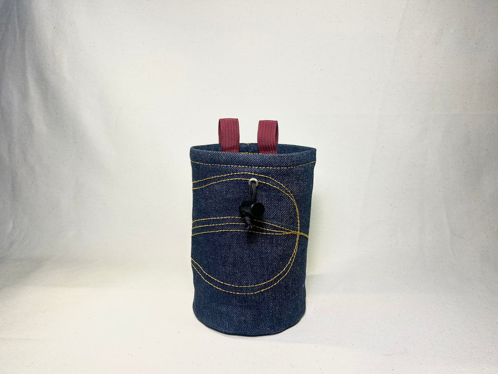 "Ripples" 1/1 Selvedge Denim Chalk Bag