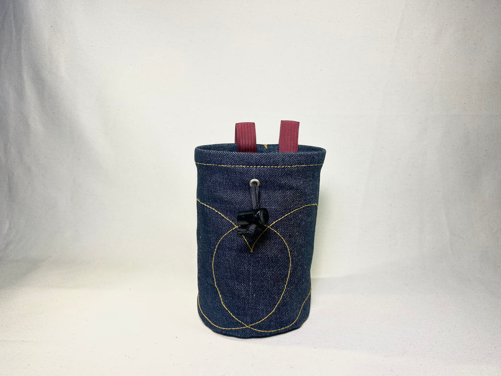 "Phases" 1/1 Selvedge Denim Chalk Bag