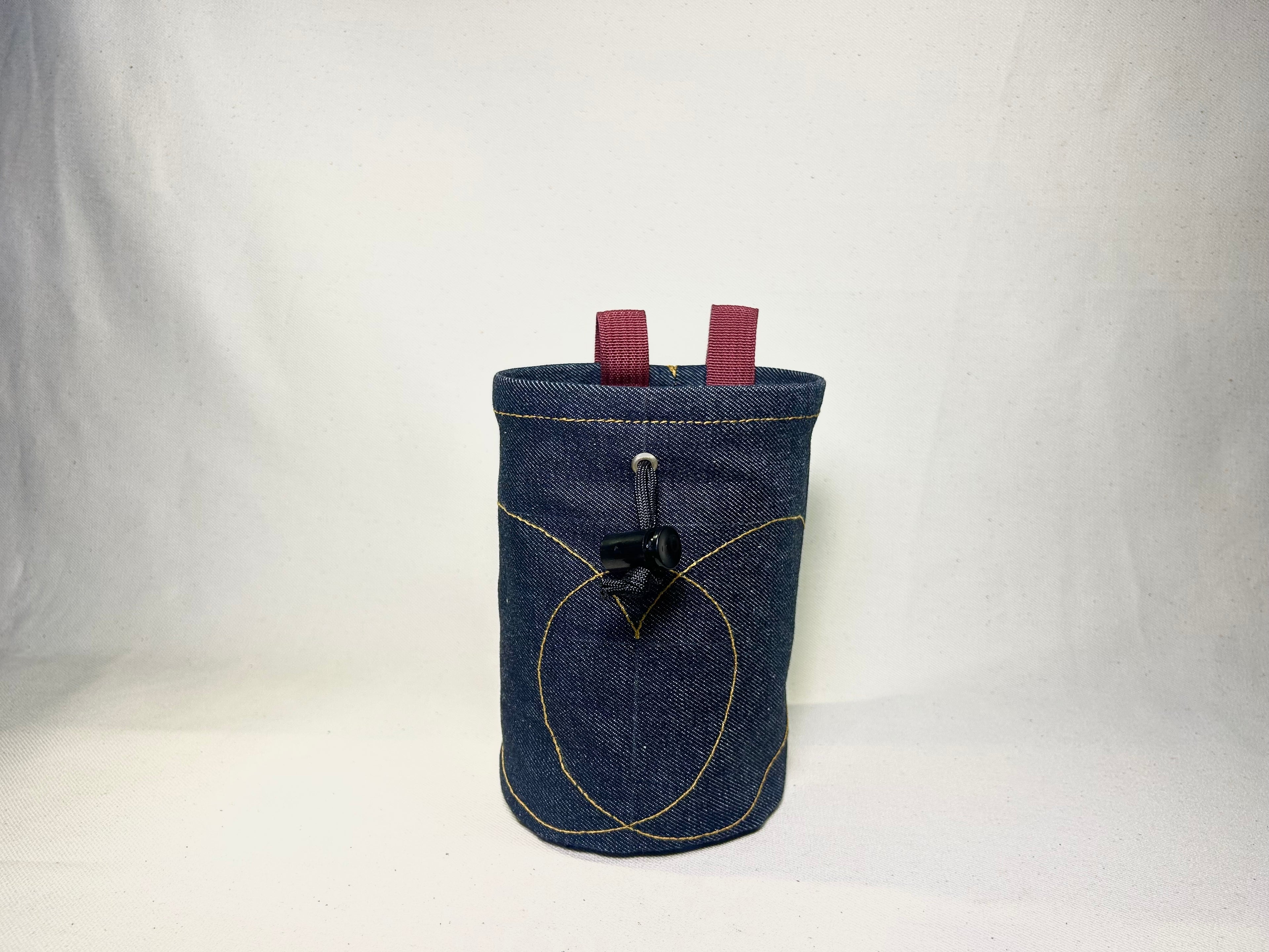 "Phases" 1/1 Selvedge Denim Chalk Bag