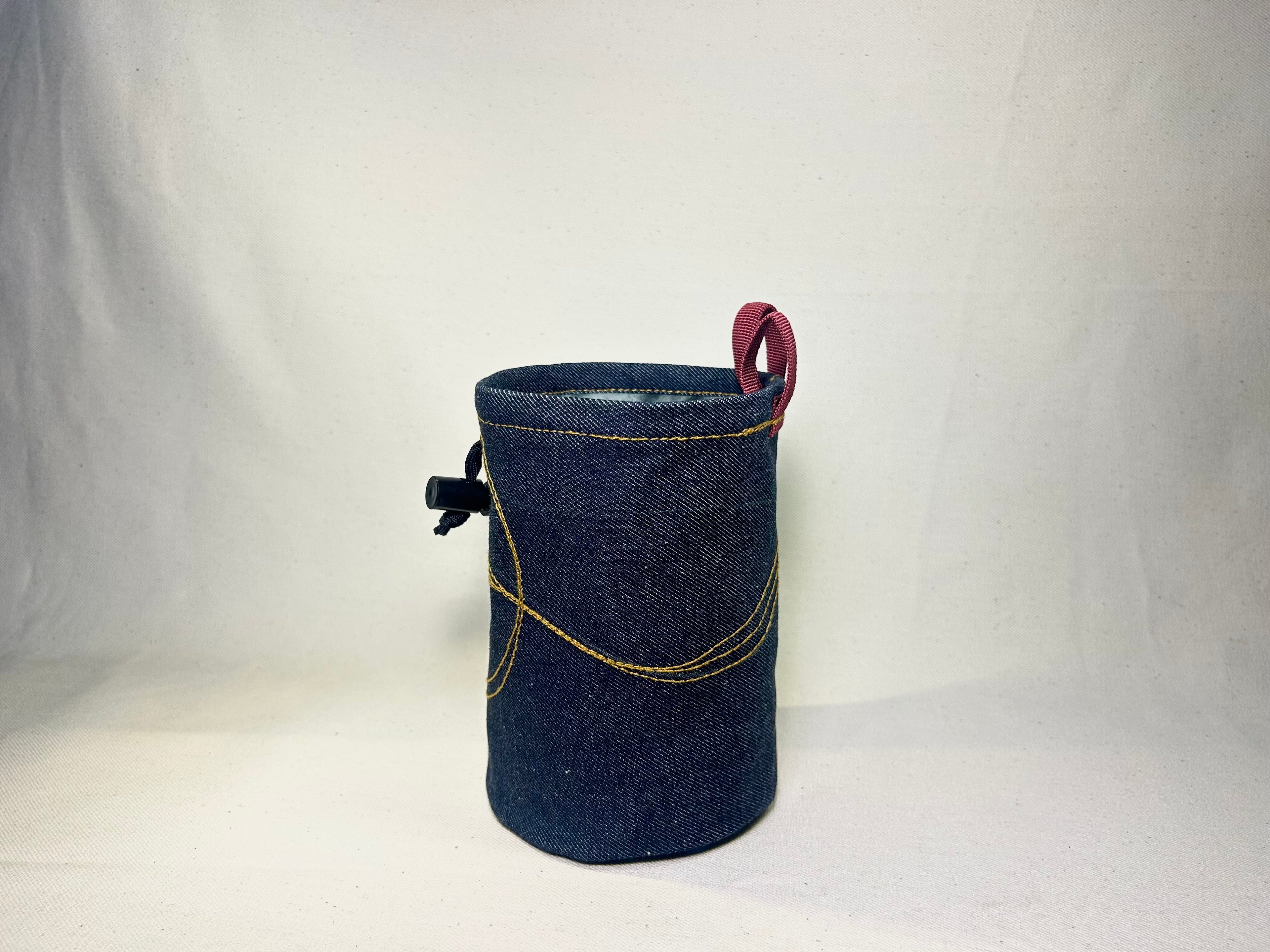 "Ripples" 1/1 Selvedge Denim Chalk Bag