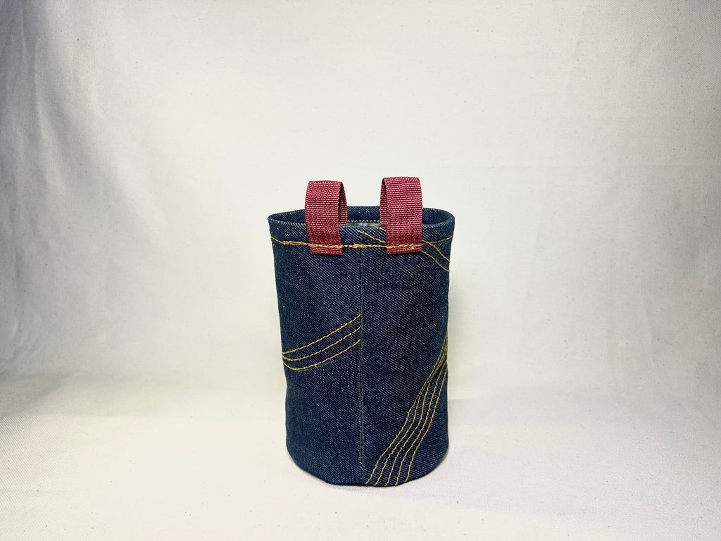 "Ripples" 1/1 Selvedge Denim Chalk Bag