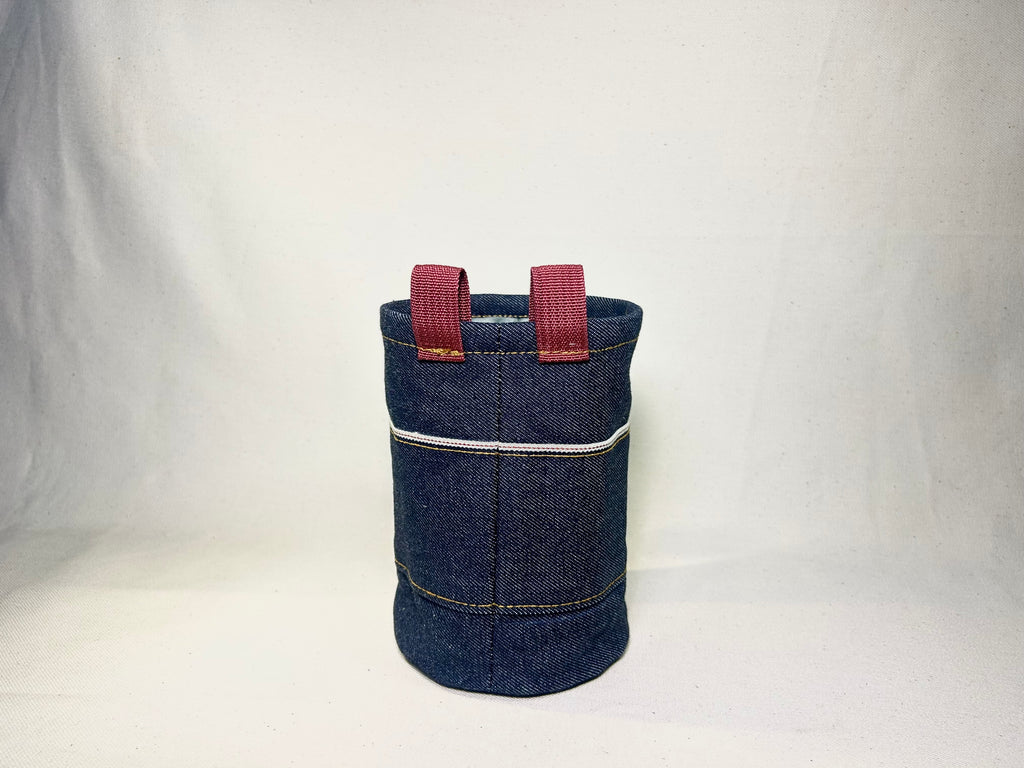 "Indigo 1" Selvedge Denim Chalk Bag