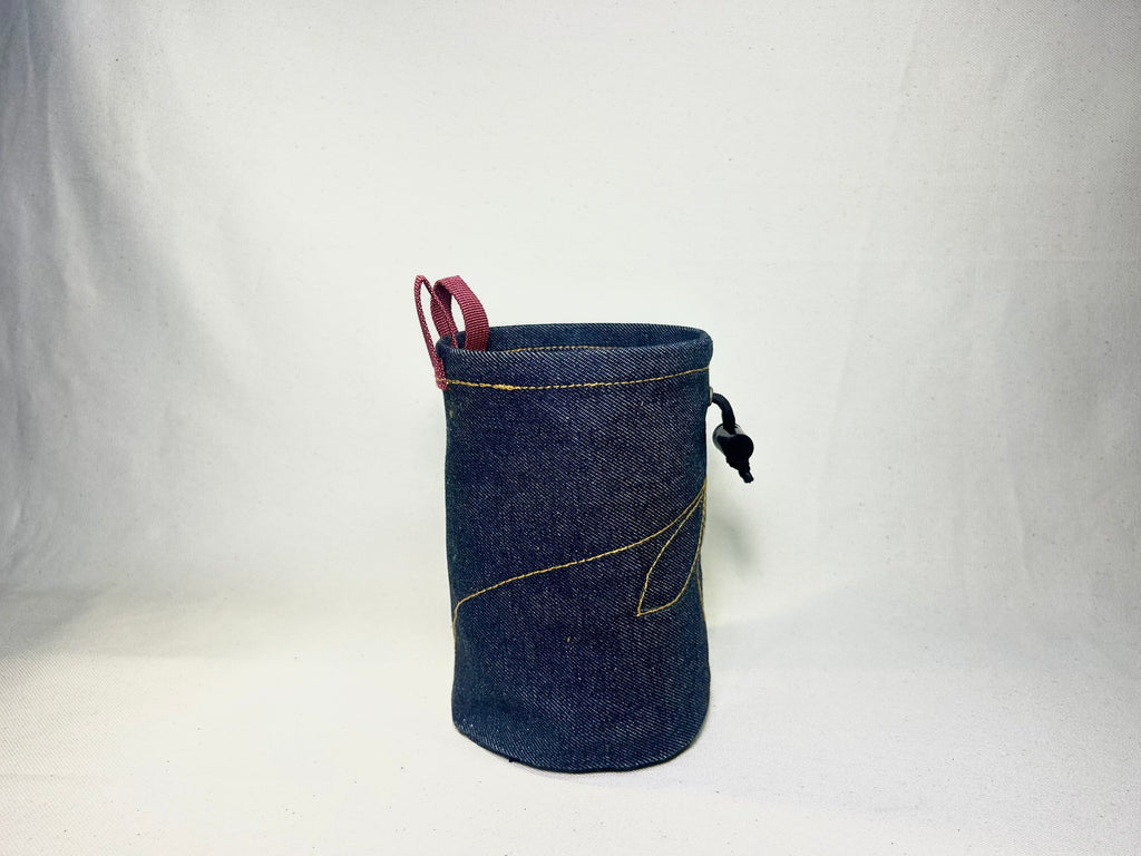 "Bloom" 1/1 Selvedge Denim Chalk Bag